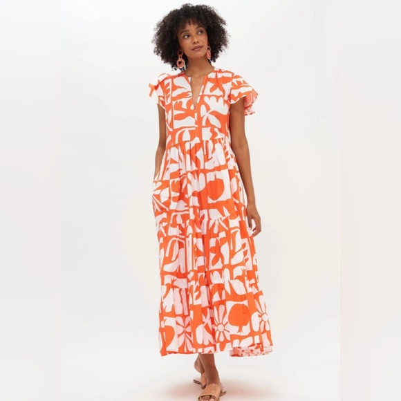 Oliphant Twiggy V-Neck Maxi Dress - Picture 3 of 8